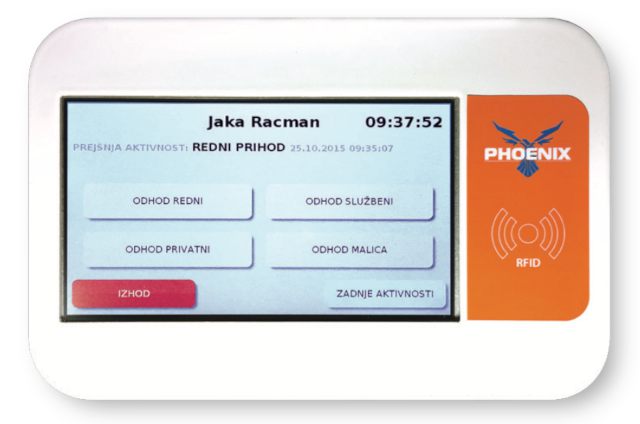 Phoenix RFID registrator