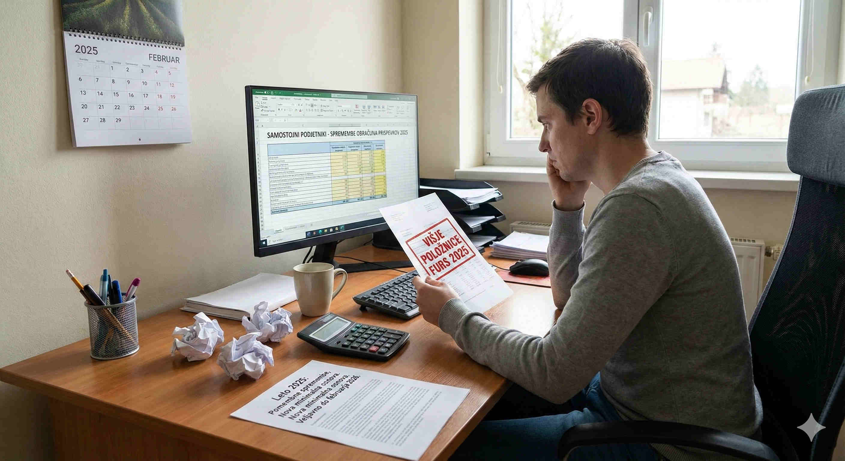 Pomembno za vse podjetnike: Nova minimalna osnova za prispevke v letu 2025 – Koliko boste plačevali?